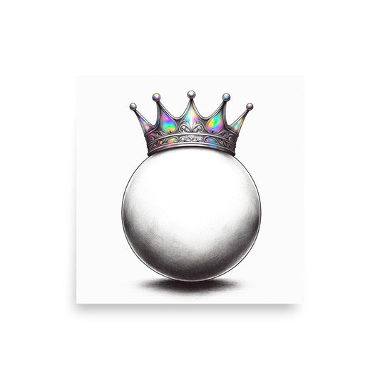 KingCue #2 - Poster Print - 18"x18"