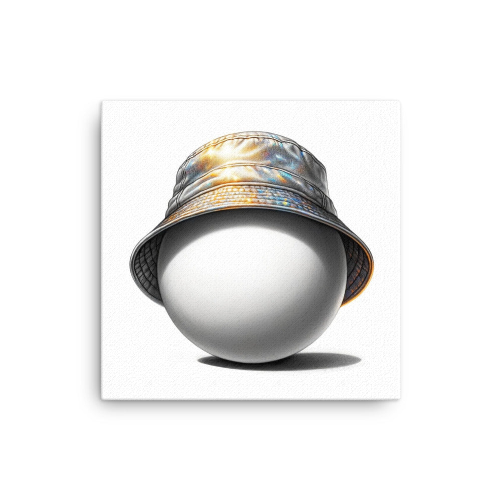 Iridescent Bucket Hat - Canvas Print