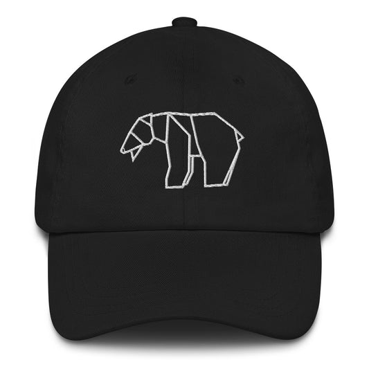 Bear (white) - Origami Series - Cap