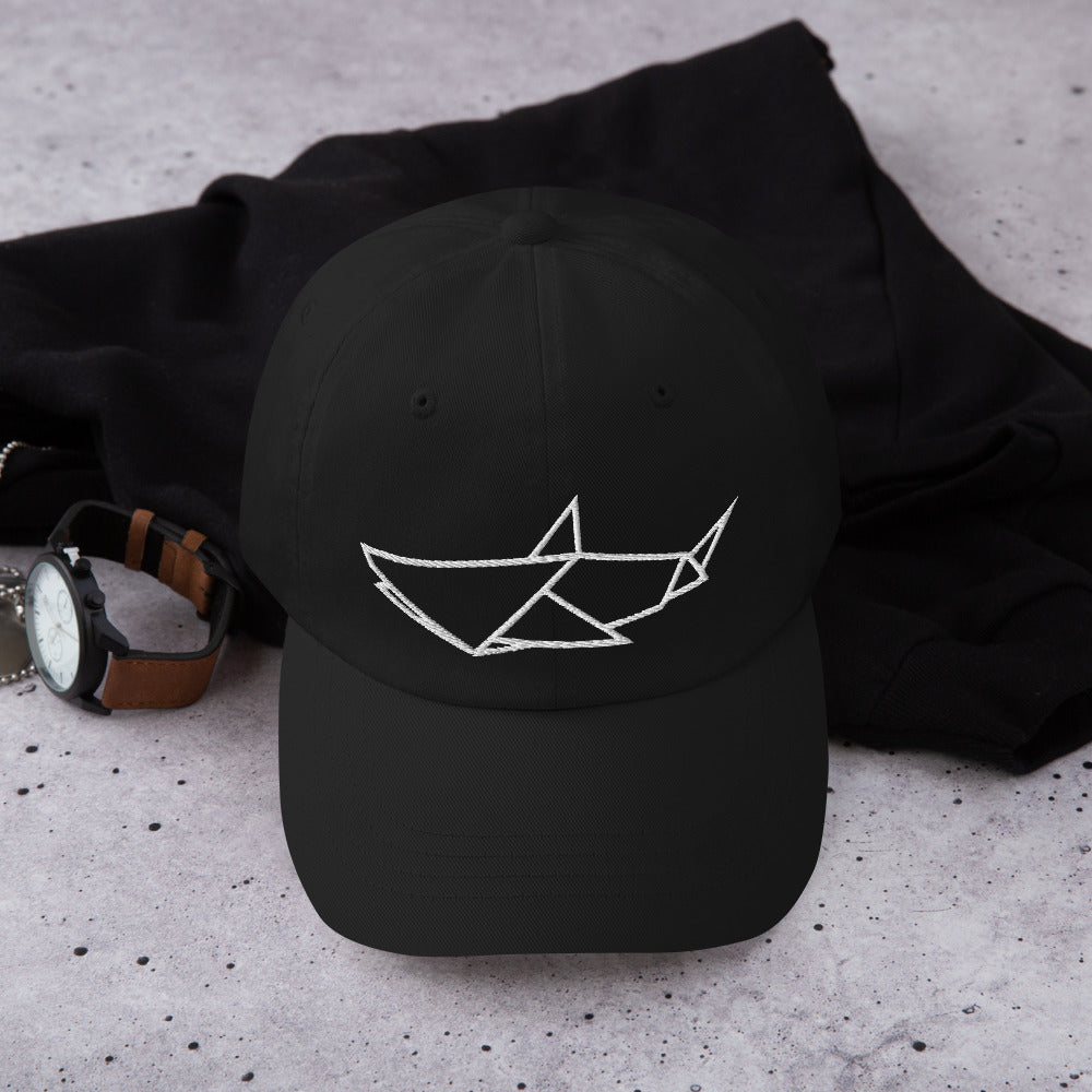 Shark (white) - Origami Series - Cap