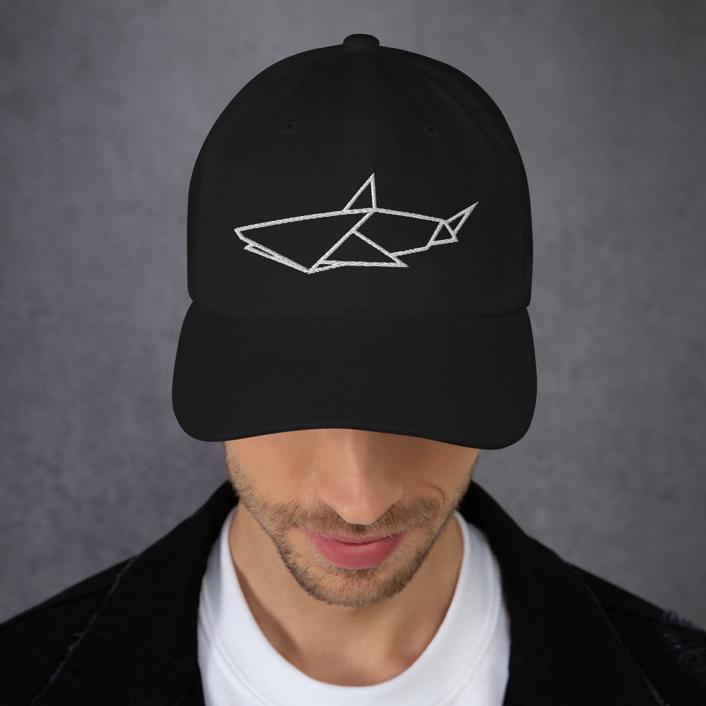 Shark (white) - Origami Series - Cap