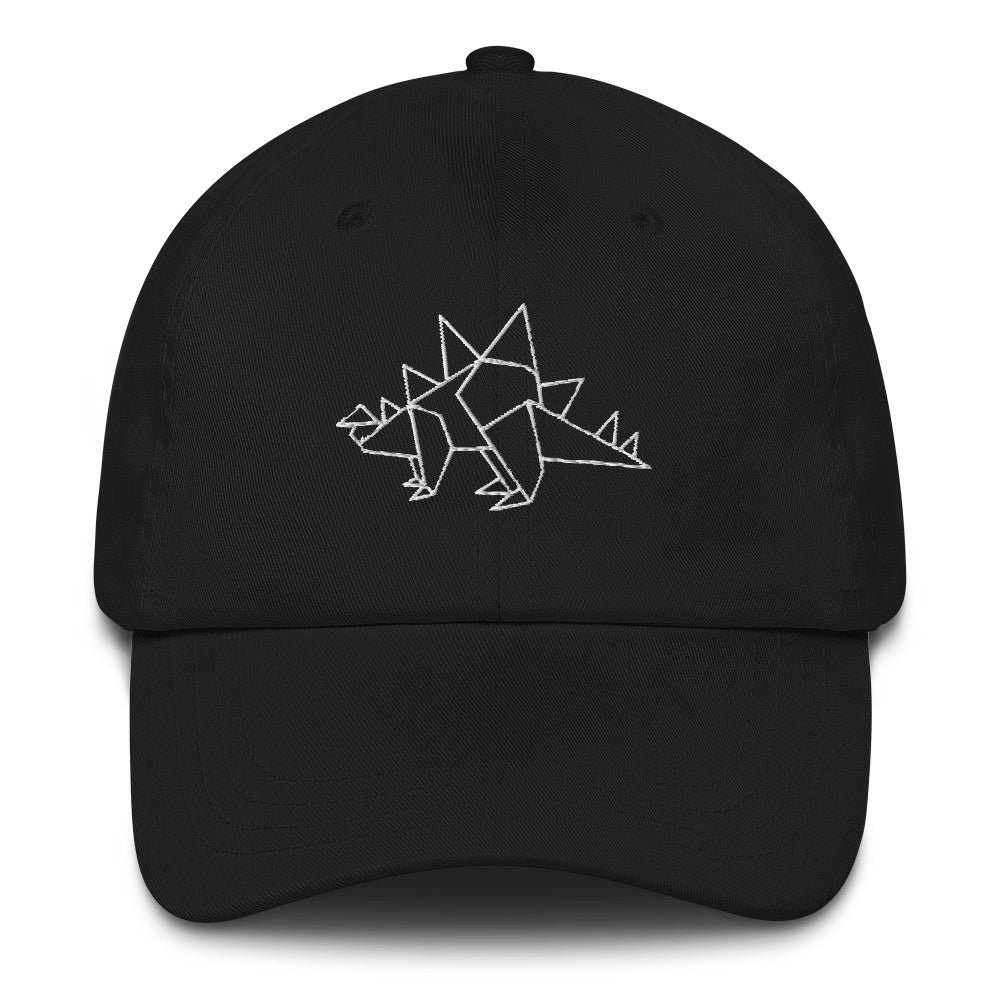 Stegosaurus (white) - Origami Series - Cap
