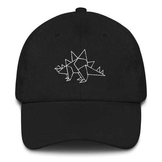 Stegosaurus (white) - Origami Series - Cap
