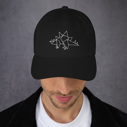 Stegosaurus (white) - Origami Series - Cap