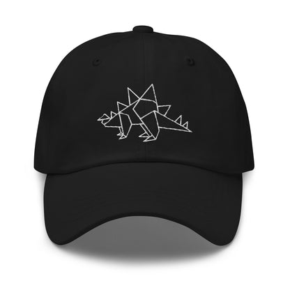 Stegosaurus (white) - Origami Series - Cap