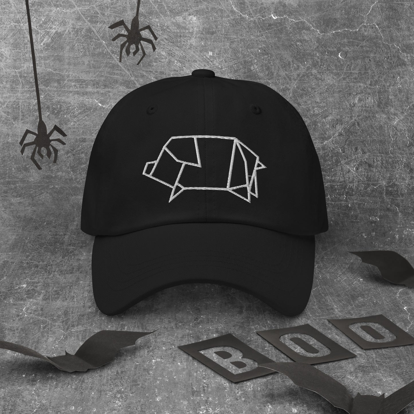 Pig (white) - Origami Series - Cap
