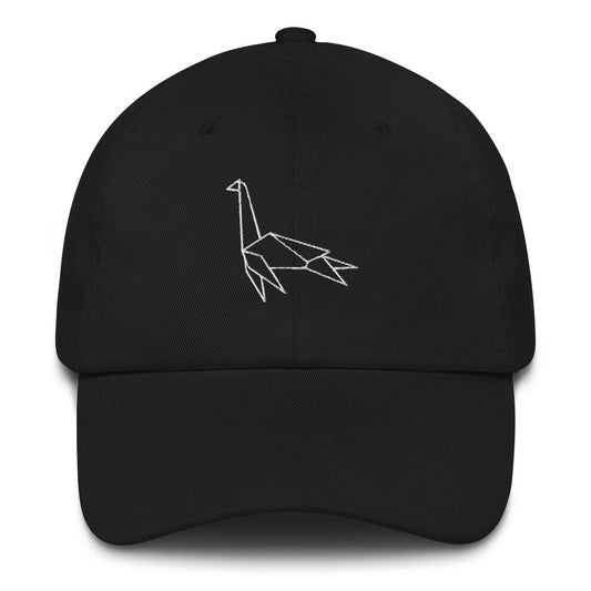 Plesiosaurus (white) - Origami Series - Cap