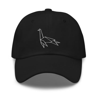 Plesiosaurus (white) - Origami Series - Cap