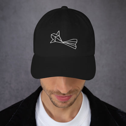 Koi Fish (white) - Origami Series - Cap