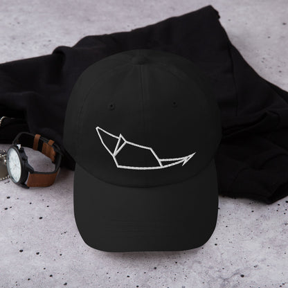 Mouse (white) - Origami Series - Cap