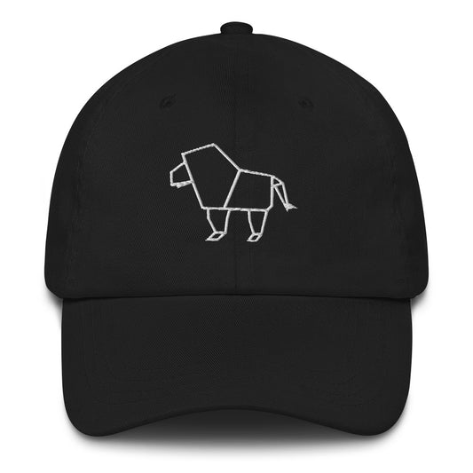 Lion (white) - Origami Series - Cap