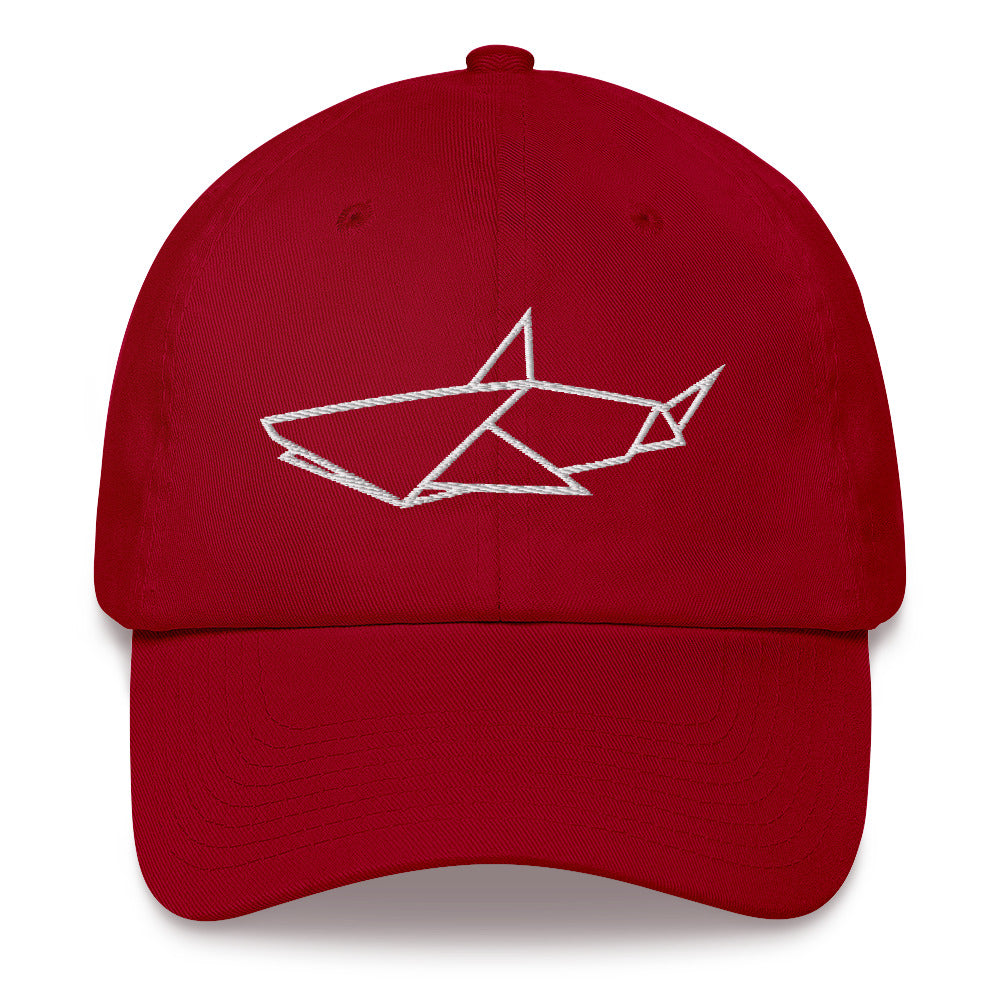 Shark (white) - Origami Series - Cap