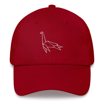 Plesiosaurus (white) - Origami Series - Cap