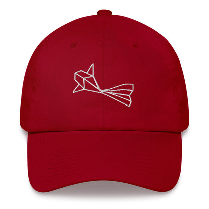 Koi Fish (white) - Origami Series - Cap
