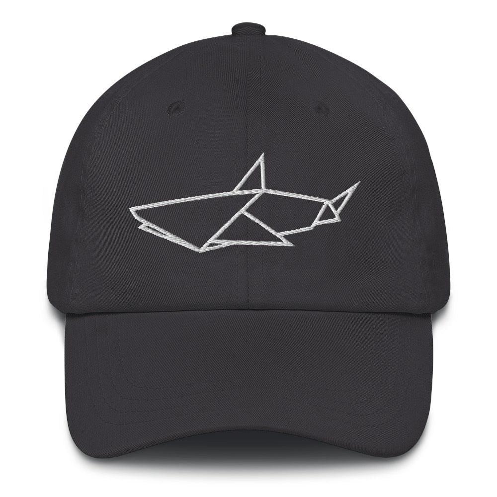 Shark (white) - Origami Series - Cap
