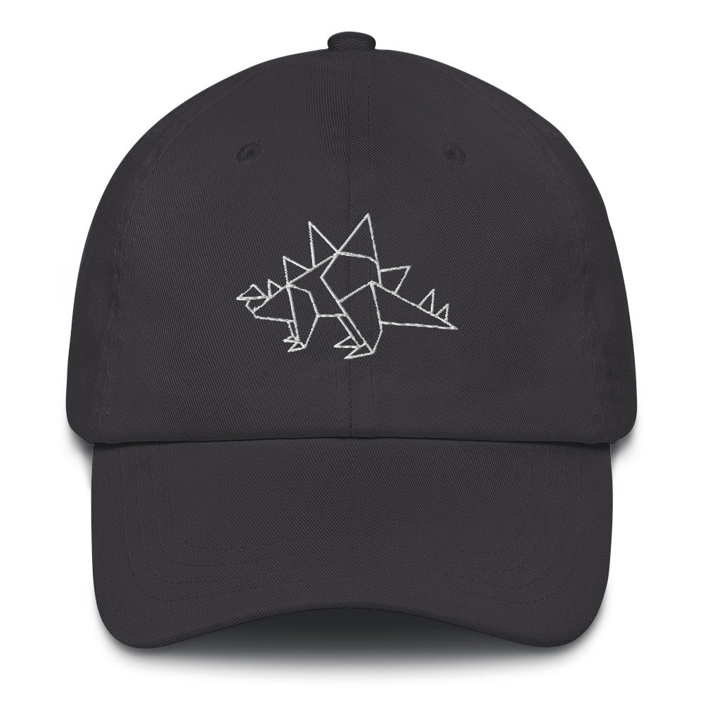 Stegosaurus (white) - Origami Series - Cap