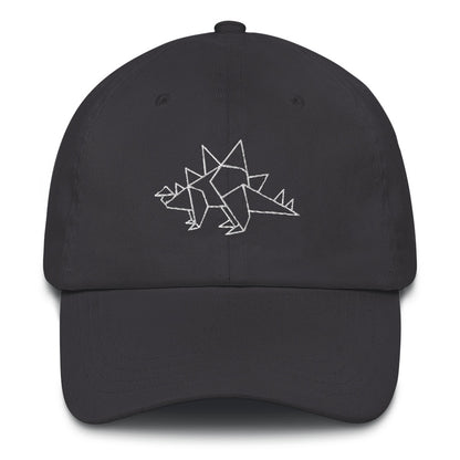 Stegosaurus (white) - Origami Series - Cap