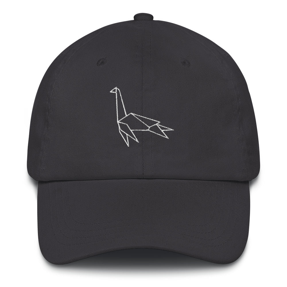 Plesiosaurus (white) - Origami Series - Cap