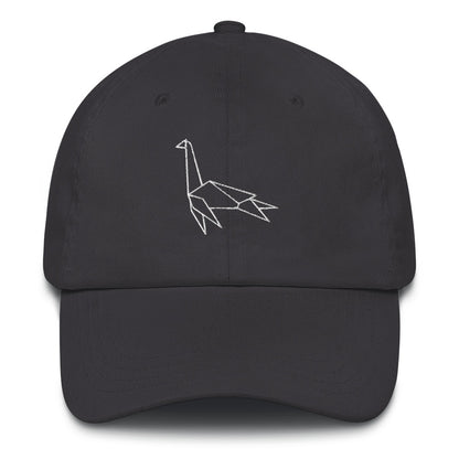 Plesiosaurus (white) - Origami Series - Cap