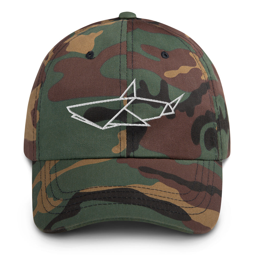 Shark (white) - Origami Series - Cap
