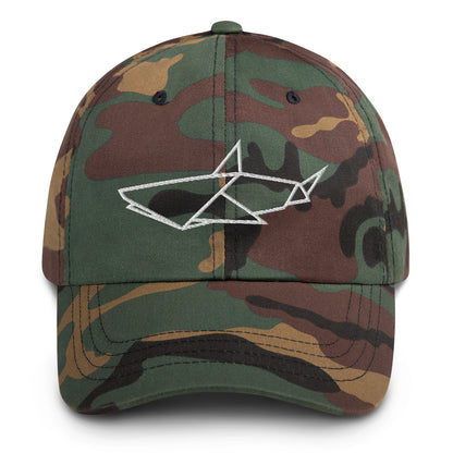 Shark (white) - Origami Series - Cap