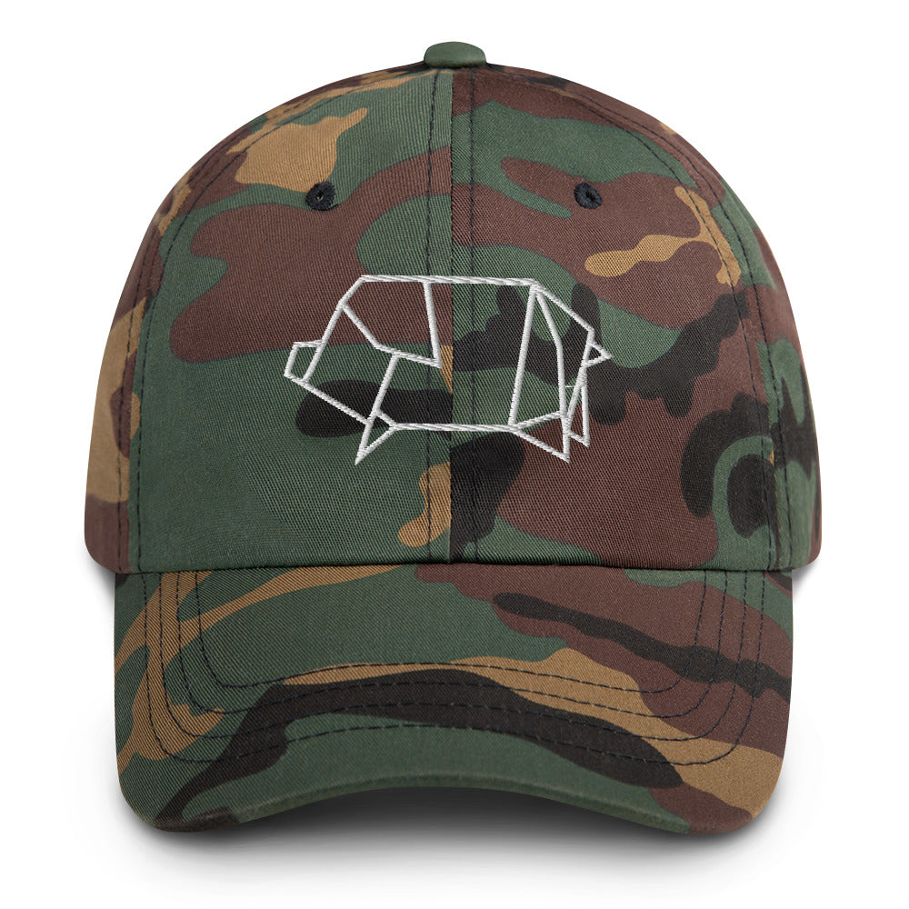 Pig (white) - Origami Series - Cap