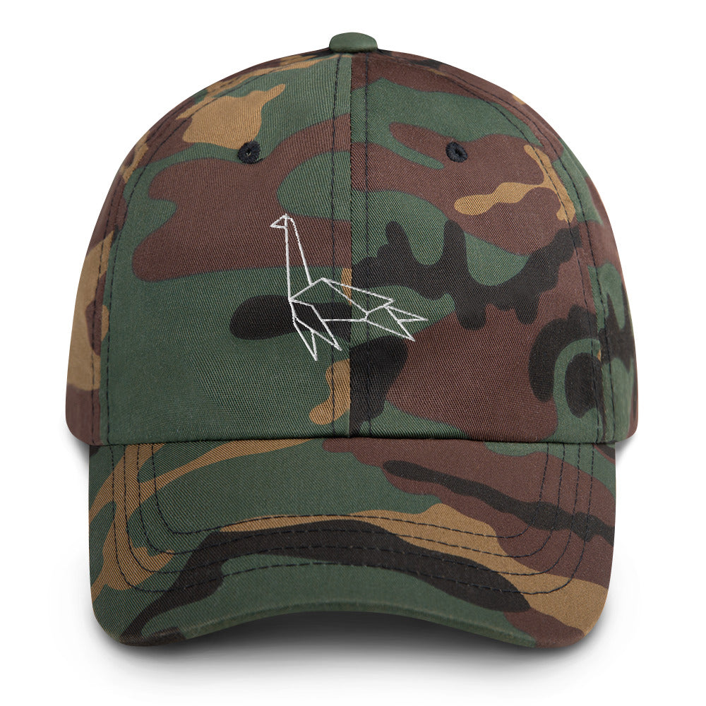Plesiosaurus (white) - Origami Series - Cap