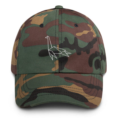 Plesiosaurus (white) - Origami Series - Cap