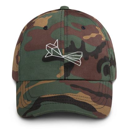 Koi Fish (white) - Origami Series - Cap
