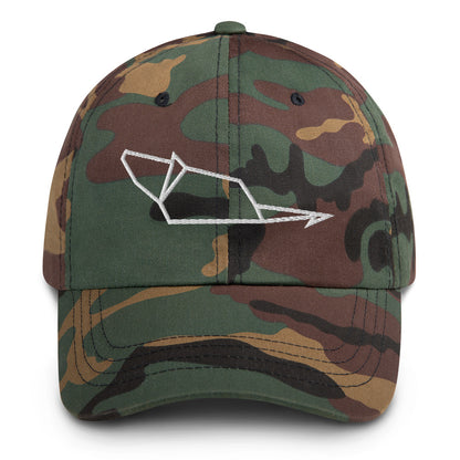 Mouse (white) - Origami Series - Cap