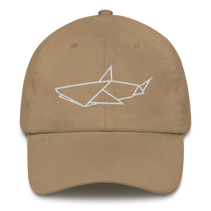 Shark (white) - Origami Series - Cap