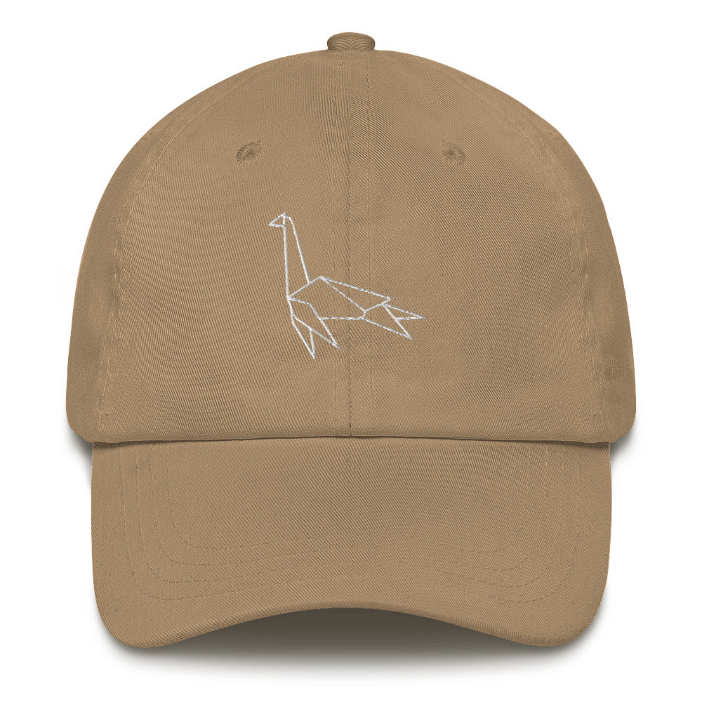 Plesiosaurus (white) - Origami Series - Cap