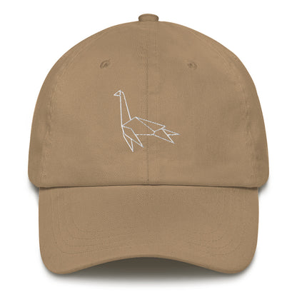 Plesiosaurus (white) - Origami Series - Cap