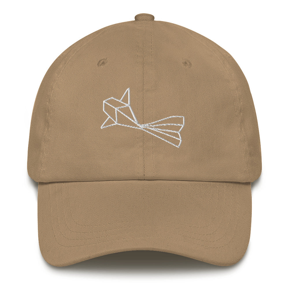 Koi Fish (white) - Origami Series - Cap