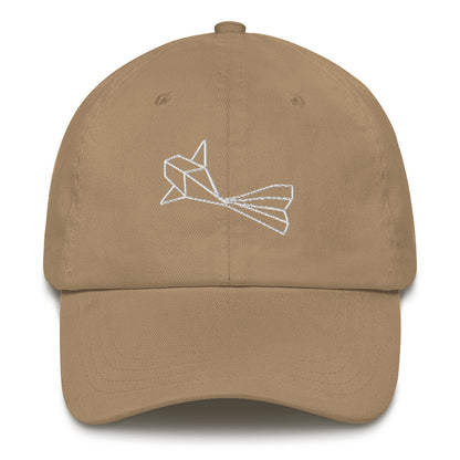 Koi Fish (white) - Origami Series - Cap
