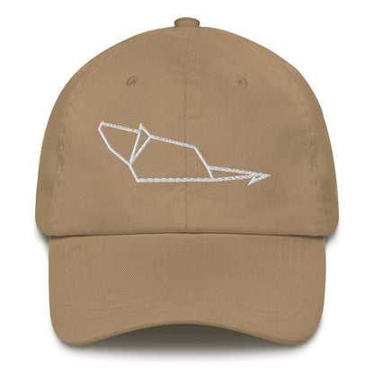 Mouse (white) - Origami Series - Cap