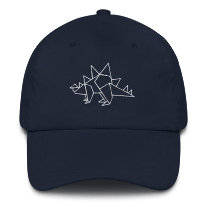Stegosaurus (white) - Origami Series - Cap