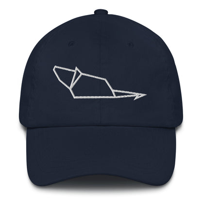 Mouse (white) - Origami Series - Cap