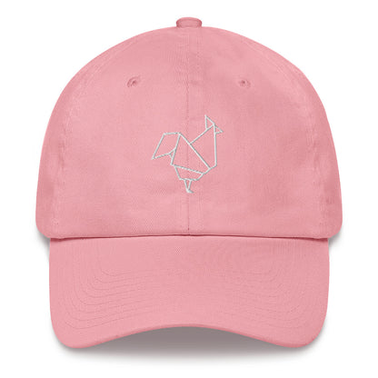 Rooster (white) - Origami Series - Cap