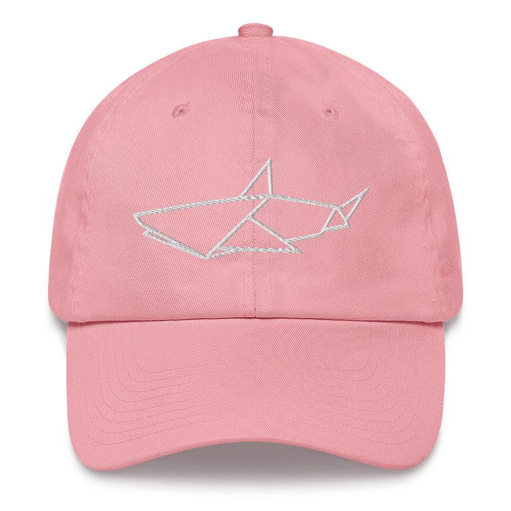 Shark (white) - Origami Series - Cap