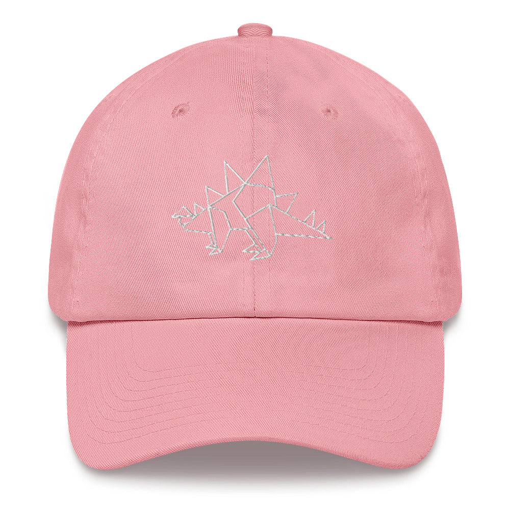 Stegosaurus (white) - Origami Series - Cap