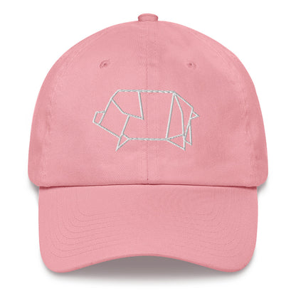Pig (white) - Origami Series - Cap
