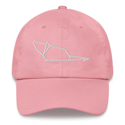 Mouse (white) - Origami Series - Cap