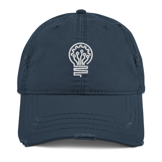 Electrical Engineer Bulb - Distressed Dad Hat