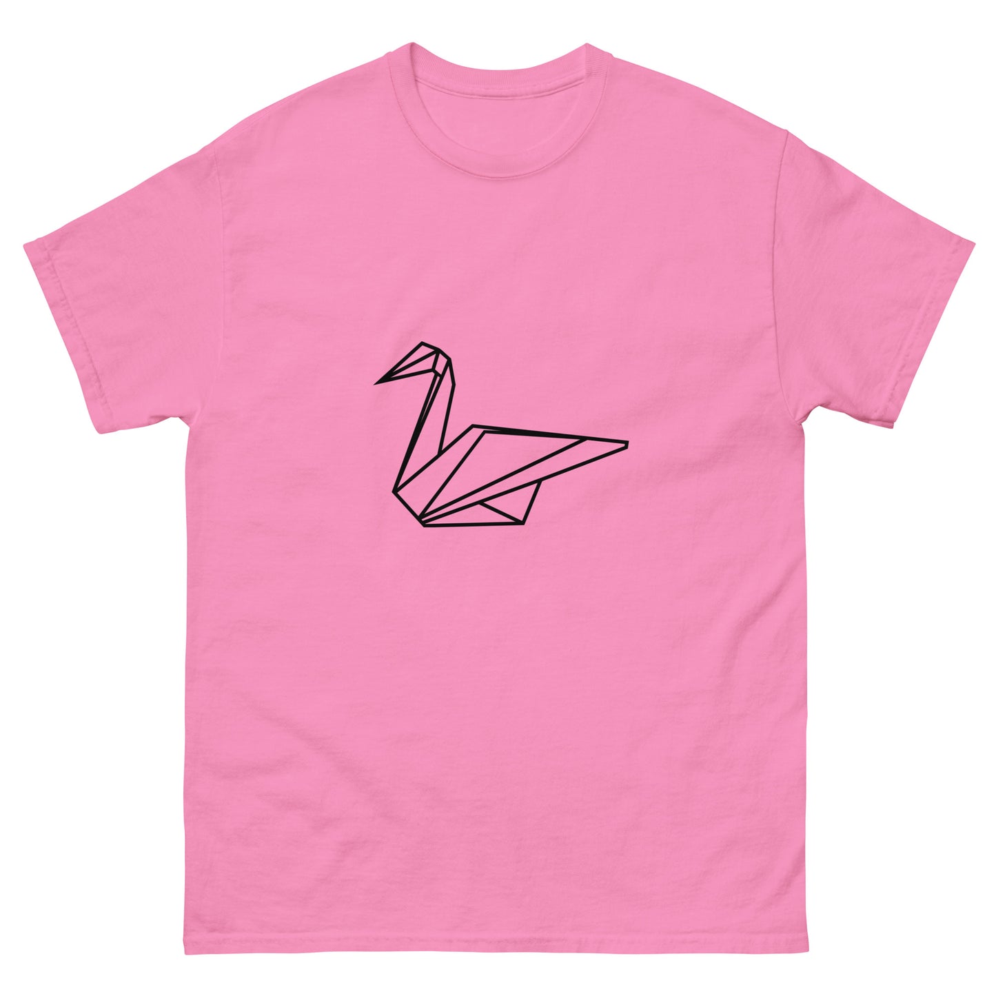 Swan (black) - Origami Series - Men's classic tee