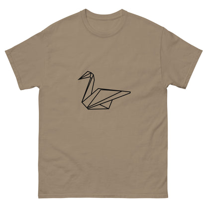 Swan (black) - Origami Series - Men's classic tee