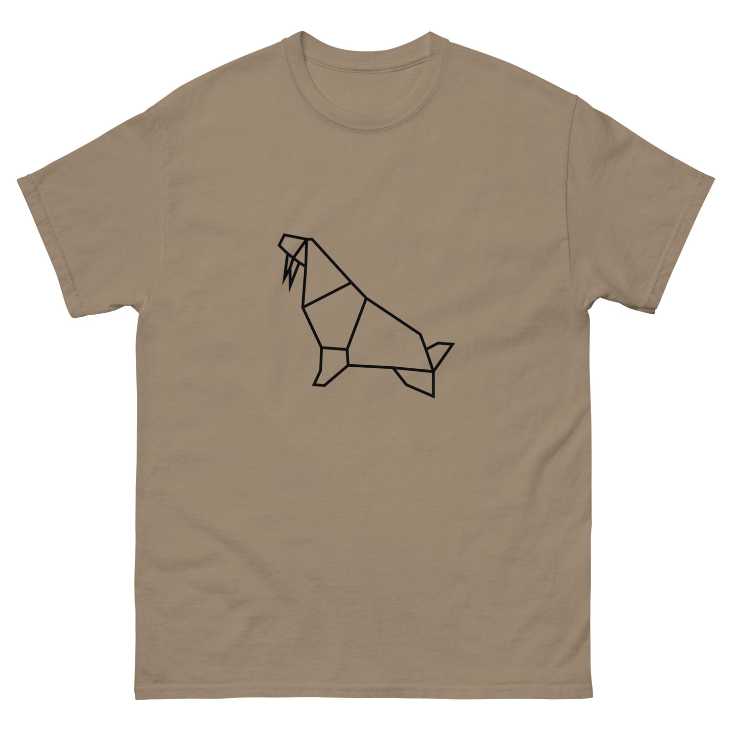 Walrus (black) - Origami Series - Men's classic tee