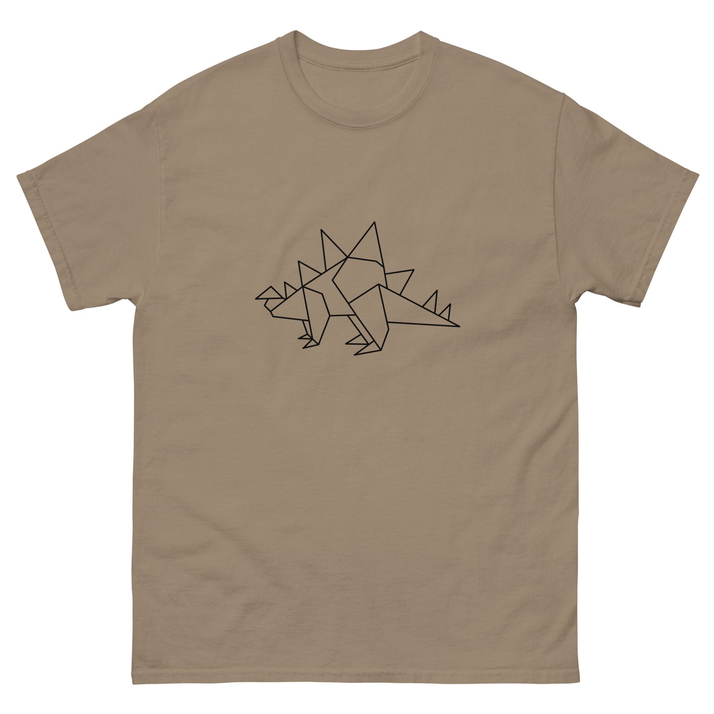 Stegosaurus (black) - Origami Series - Men's classic tee