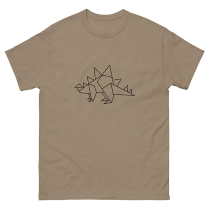 Stegosaurus (black) - Origami Series - Men's classic tee