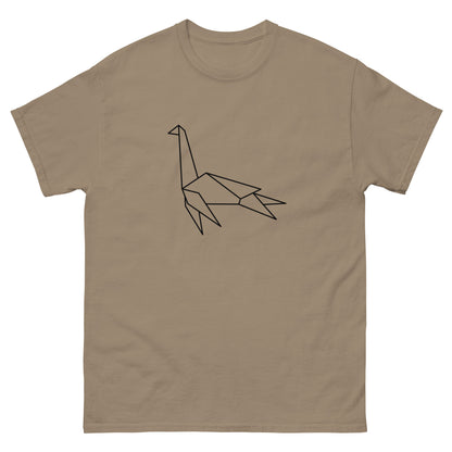 Plesiosaurus (black) - Origami Series - Men's classic tee